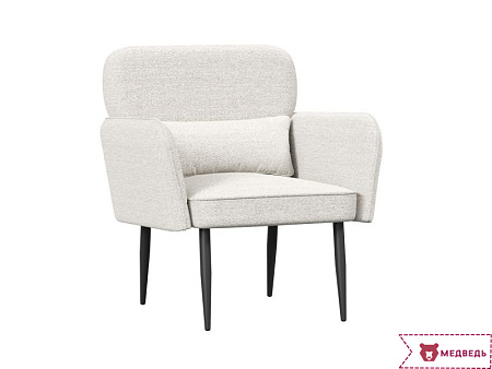 Кресло Тео (Молочный, ткань Beatto Plan-1 1062) - Кресла - МебельМедведь